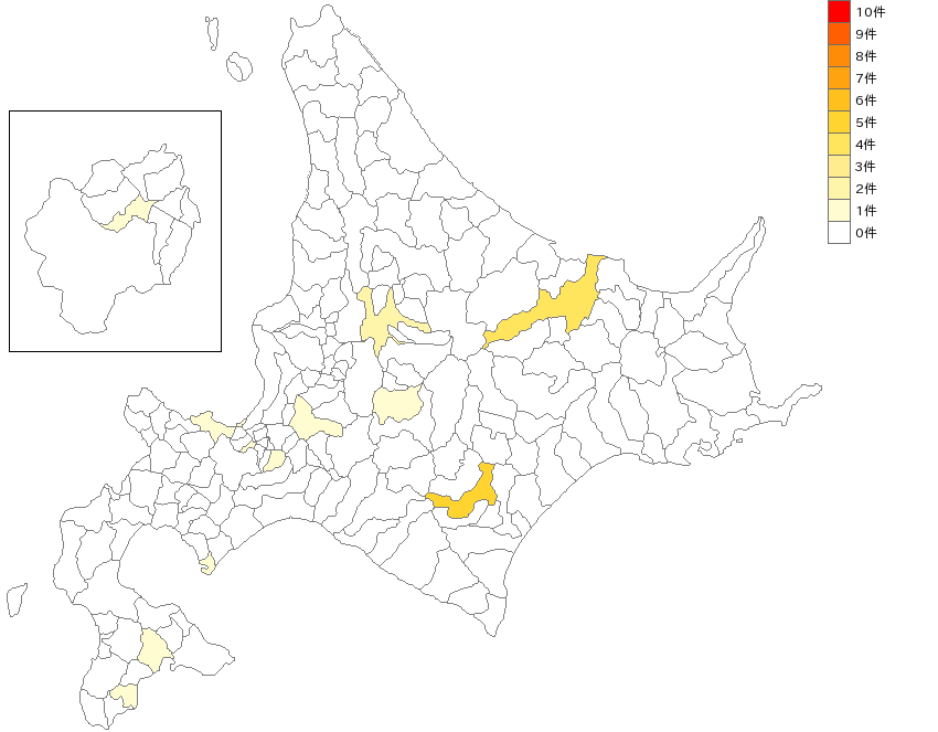 北海道の煙火製造業界マップ