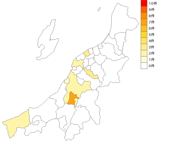 新潟県の煙火製造業界マップ