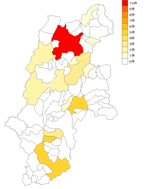 長野県の煙火製造業界マップ