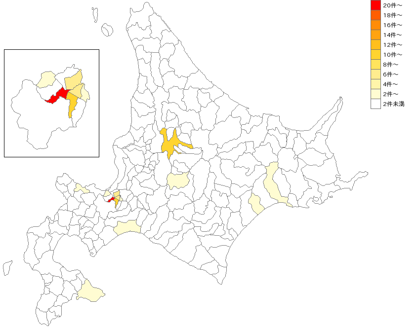 北海道の化粧品製造業界マップ