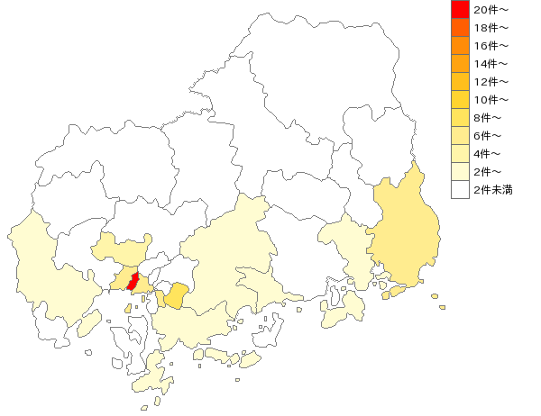 広島県の化粧品製造業界マップ
