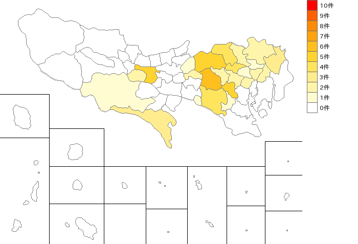 東京都の楽器・楽器部品製造業界マップ