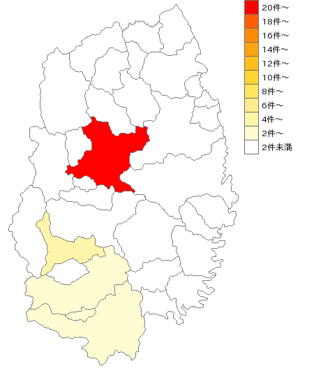 岩手県の装身具・装飾品製造業界マップ