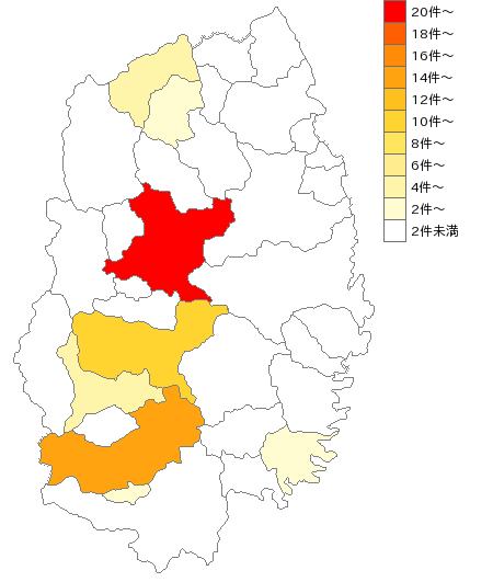 岩手県の民芸・工芸品業界マップ