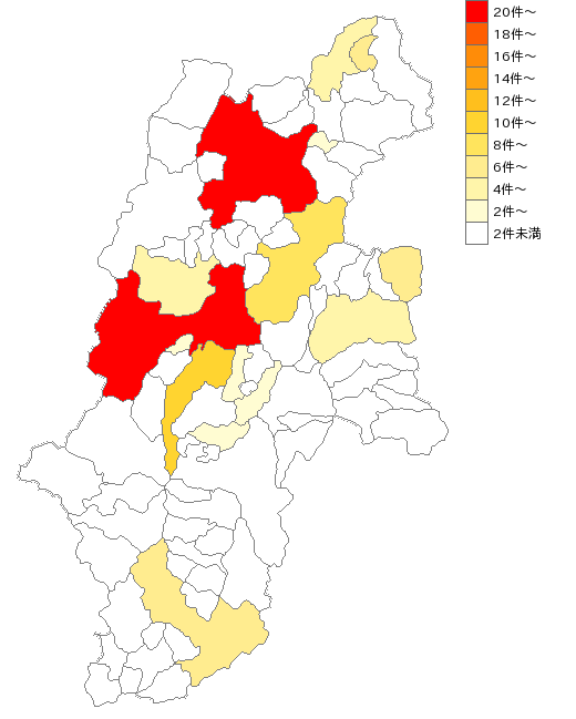 長野県の民芸・工芸品業界マップ