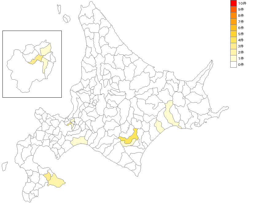 北海道の毛皮製造業界マップ