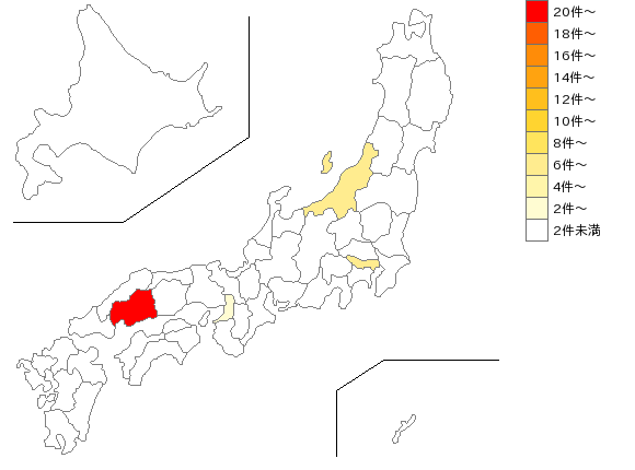 全国の作業工具製造業界マップ