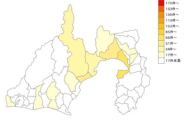 静岡県の電気機器製造業界マップ