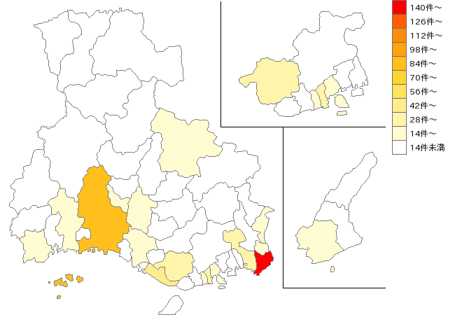 兵庫県の電気機器製造業界マップ