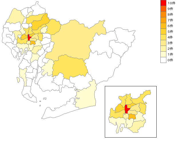 愛知県の電気照明器具製造業界マップ