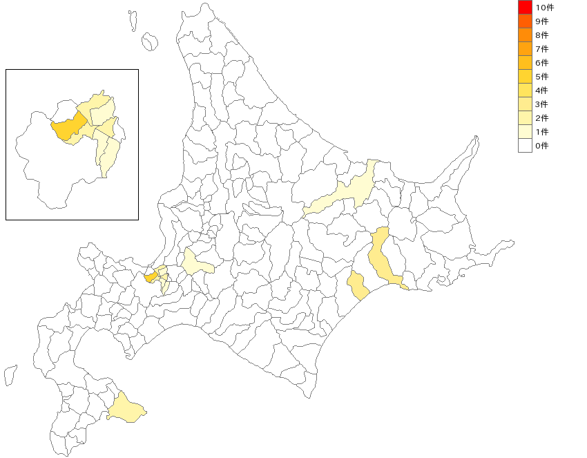 北海道の電球製造業界マップ