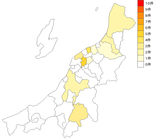 新潟県の電球製造業界マップ