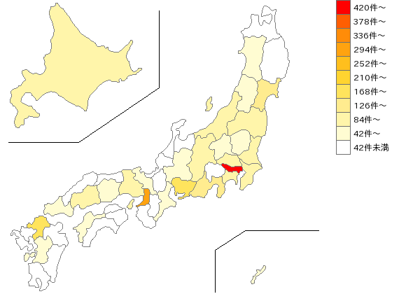 全国の電設資材業界マップ