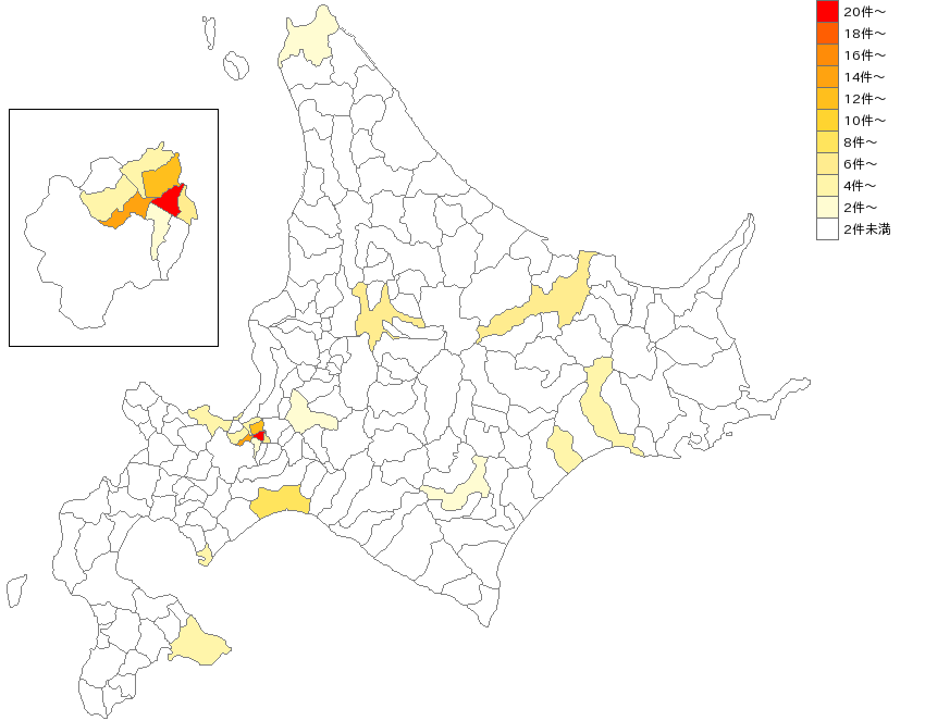 北海道の電設資材業界マップ