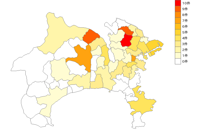 神奈川県の電設資材業界マップ