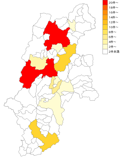 長野県の電設資材業界マップ
