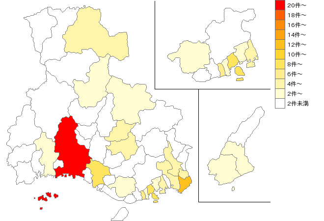 兵庫県の電設資材業界マップ