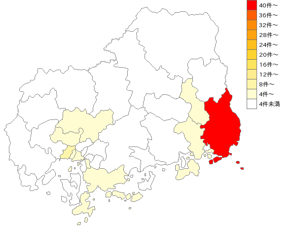 広島県の配電盤・電力制御装置製造業界マップ