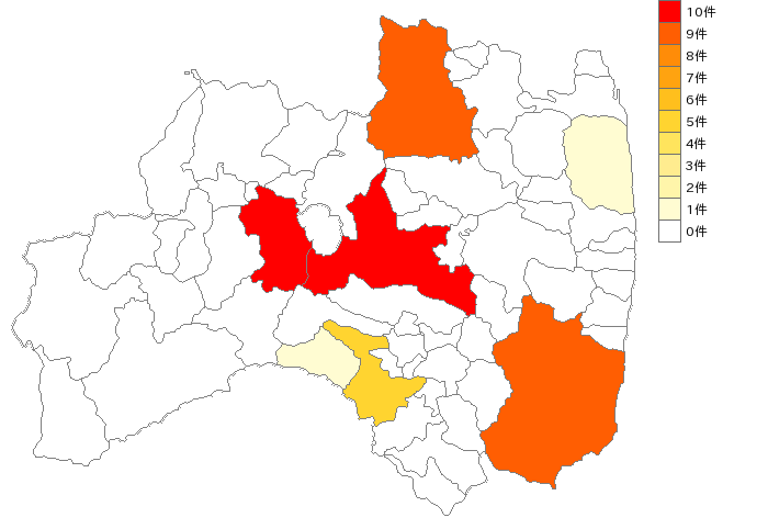福島県の複写機製造業界マップ