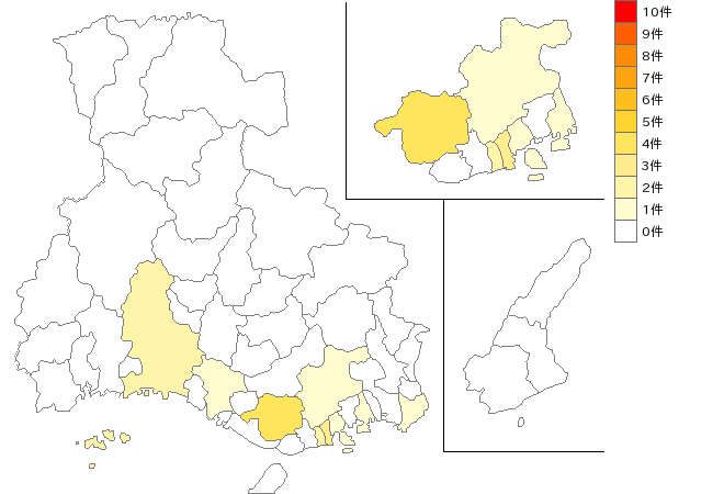 兵庫県のサービス用機器製造業界マップ