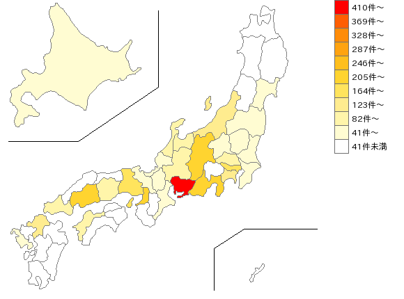 全国の機械設計業界マップ
