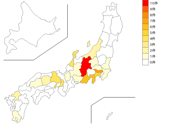 全国の自動販売機製造業界マップ