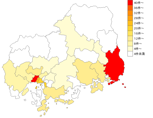 広島県の消火器具・消火装置業界マップ