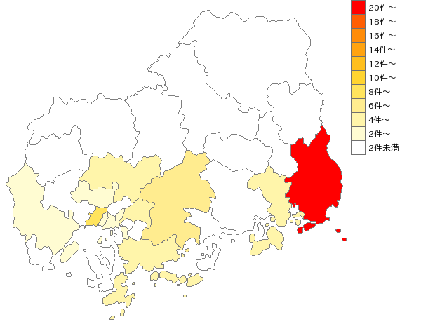 広島県の食品機器業界マップ