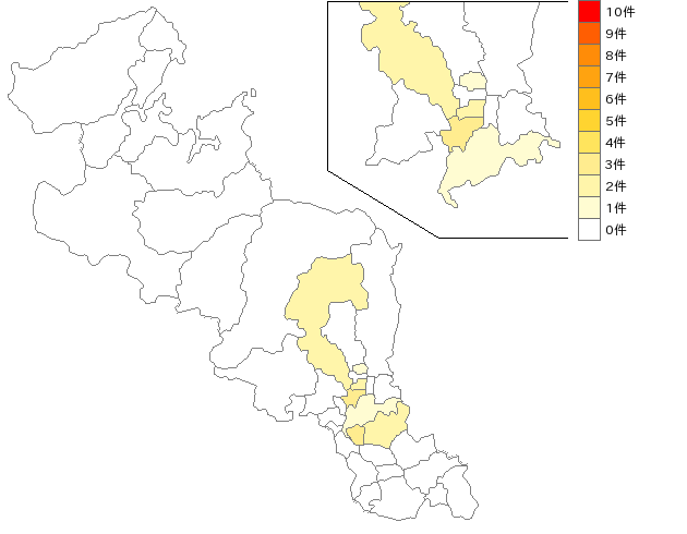 京都府の染色用機械業界マップ