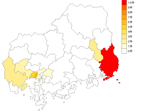 広島県の動力伝導装置製造業界マップ