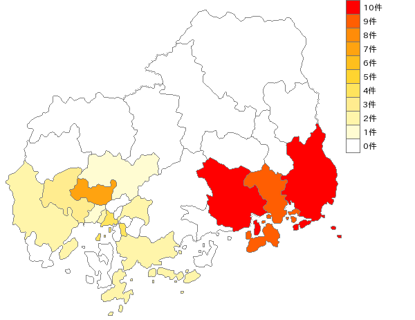 広島県の包装・荷造機械製造業界マップ