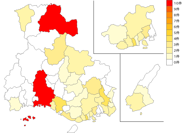 兵庫県の縫製機械製造業界マップ