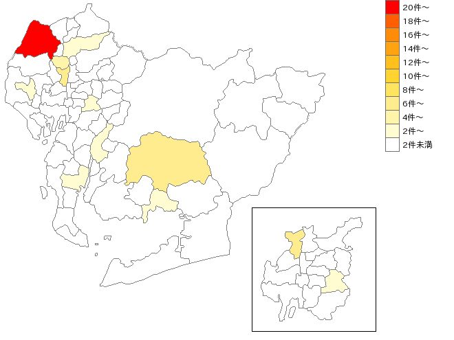 愛知県の紡織機用品業界マップ