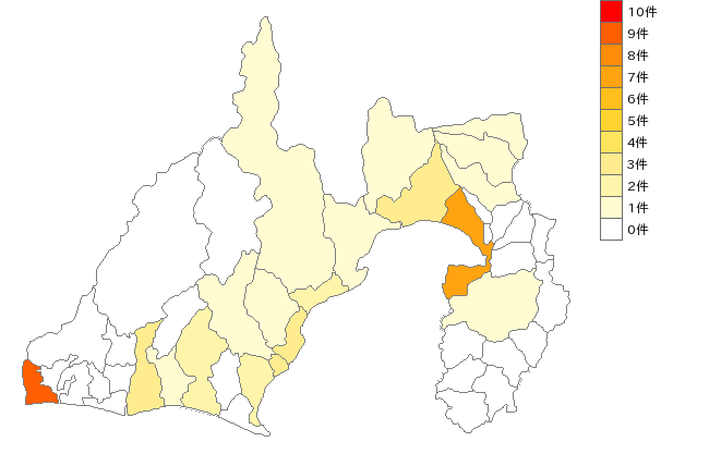 静岡県の自動車製造業界マップ