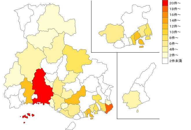 兵庫県の物流運搬設備業界マップ