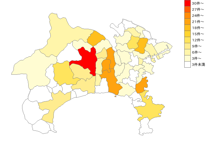 神奈川県の自動車部品用品製造業界マップ