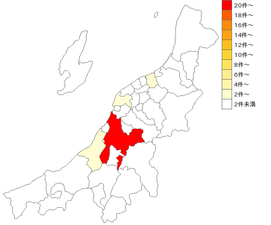 新潟県の工業用模型製造業界マップ
