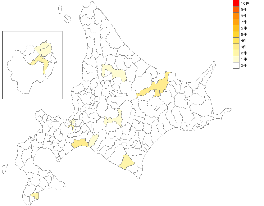 北海道の石灰品業界マップ