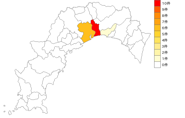 高知県の石灰品業界マップ