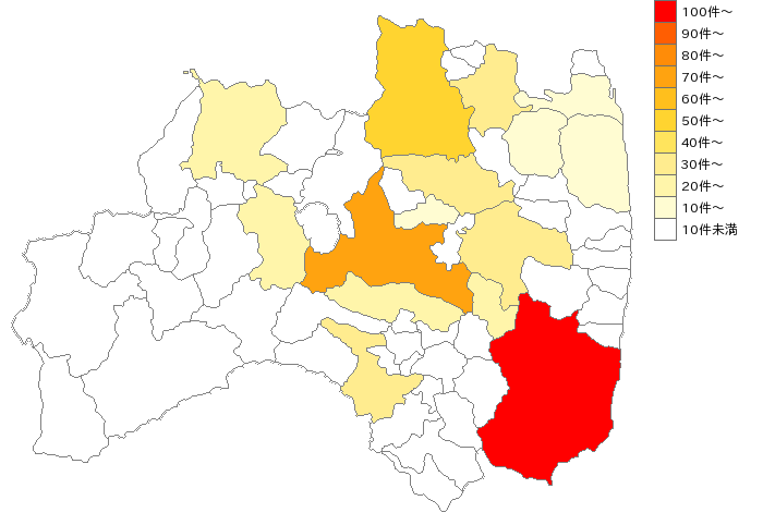 福島県の石工品製造業界マップ