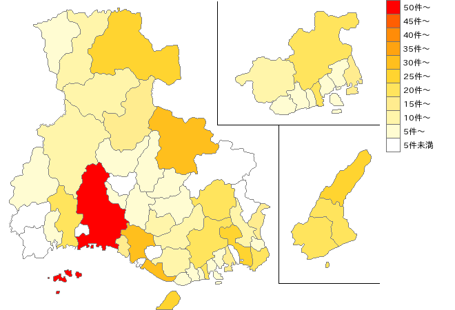 兵庫県の石工品製造業界マップ