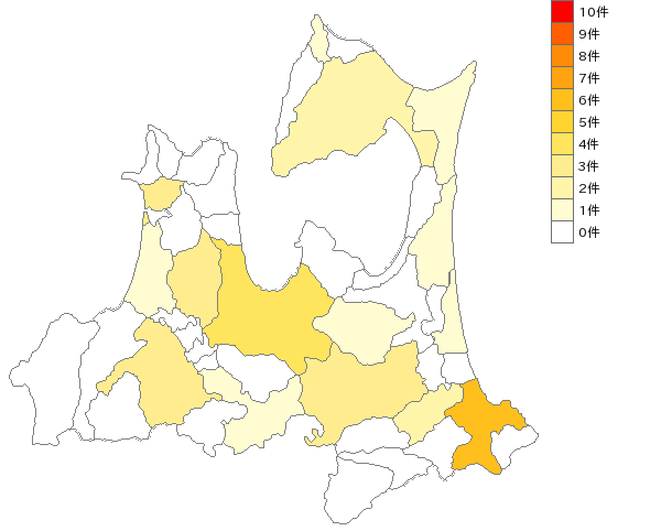 青森県の物置製造業界マップ